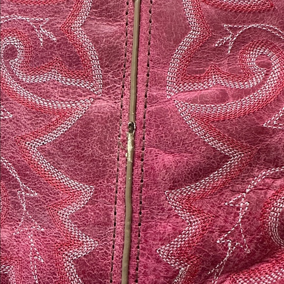 Cowboy Boots Leather Durango Pink Brown Women's Sz 10 - Picture 9 of 12